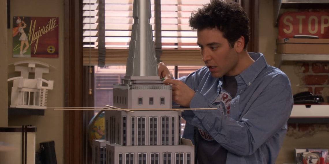 Karakter Ted Mosby di drama How I Met Your Mother / Architizer